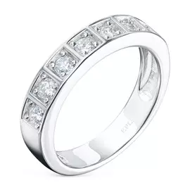 Кольцо из белого золота с бриллиантом э0901кц06210951