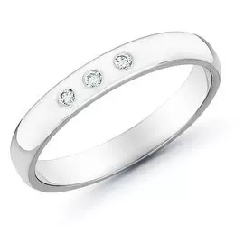 Кольцо из белого золота с бриллиантом э0901кц07131700