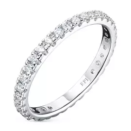 Кольцо из белого золота с бриллиантом э0901кц07210306