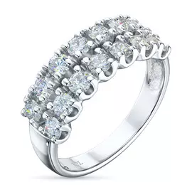 Кольцо из белого золота с бриллиантом э0901кц07210909