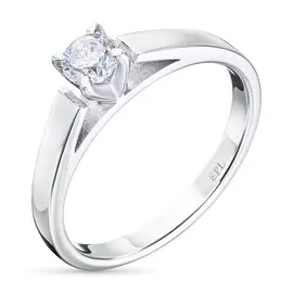 Кольцо из белого золота с бриллиантом э0901кц10210204