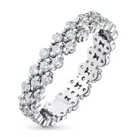 Кольцо из белого золота с бриллиантом э0901кц11173000