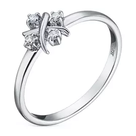 Кольцо из белого золота с бриллиантами э0901кц11191270