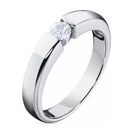 Кольцо из белого золота с бриллиантом э0901кц12154000