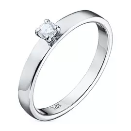 Кольцо из белого золота с бриллиантом э0901кц12155000