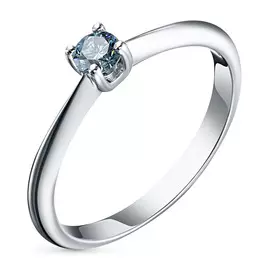 Кольцо из белого золота с бриллиантом э0912кц07190200