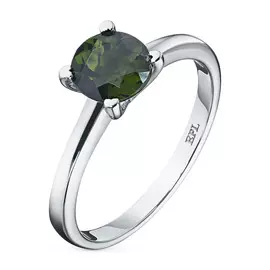 Кольцо из белого золота с хромдиопсидом э0905кц07132200