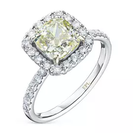 Кольцо из комбинированного золота с бриллиантами э1001кц05210603