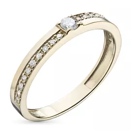 Кольцо из красного золота с бриллиантами э0201кц02144000