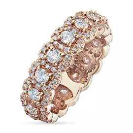 Кольцо из красного золота с бриллиантами э0201кц08188000