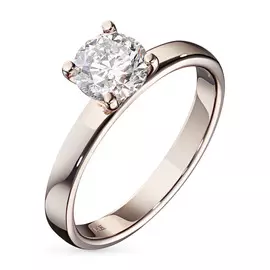 Кольцо из красного золота с бриллиантом э0201кц01171800