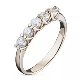 Кольцо из красного золота с бриллиантом э0201кц05103500