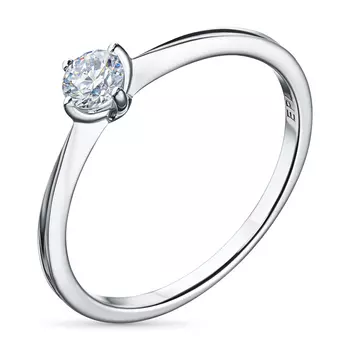 Кольцо из серебра э0612кц01137300_white