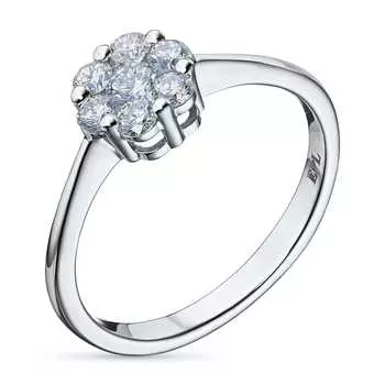 Кольцо из серебра э0612кц03162500_white