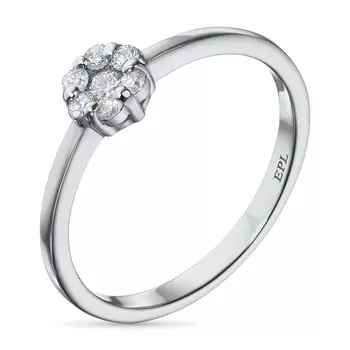 Кольцо из серебра э0612кц04152800