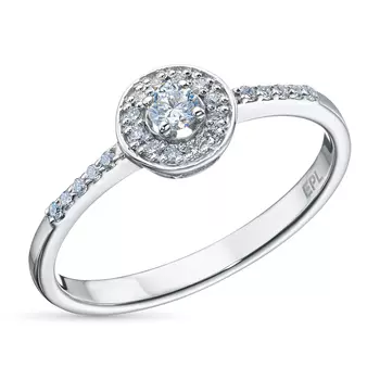 Кольцо из серебра э0612кц04153200