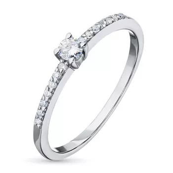 Кольцо из серебра э0612кц04153600_white