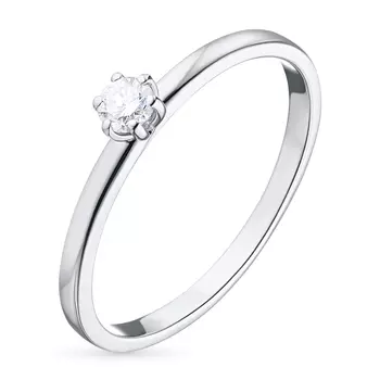 Кольцо из серебра э0612кц04160600_white