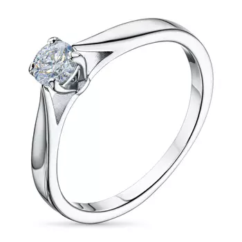 Помолвочное кольцо из серебра э0612кц04202995_white