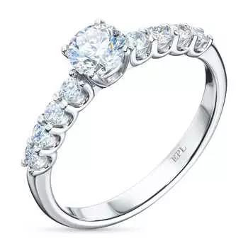 Кольцо из серебра э0612кц05166500_white