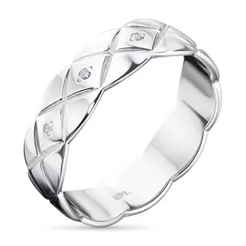 Кольцо из серебра э0612кц06184300