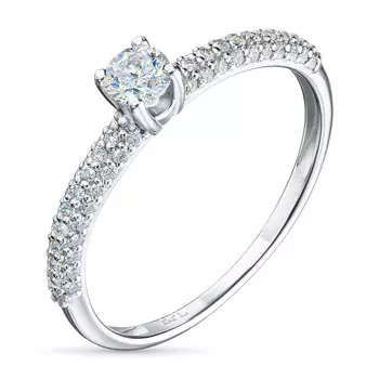 Кольцо из серебра э0612кц06210115_white