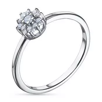 Кольцо из серебра э0612кц07191000_white