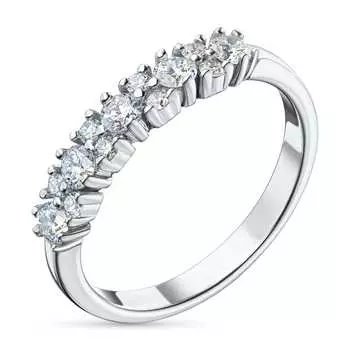 Кольцо из серебра э0612кц08175000_white