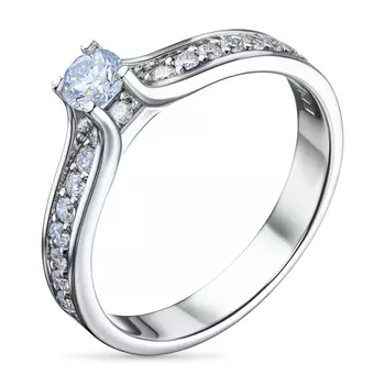 Кольцо из серебра э0612кц08200105_white