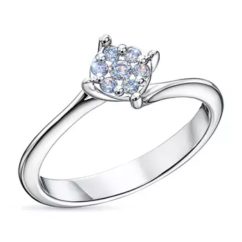 Кольцо из серебра э0612кц09200304_white