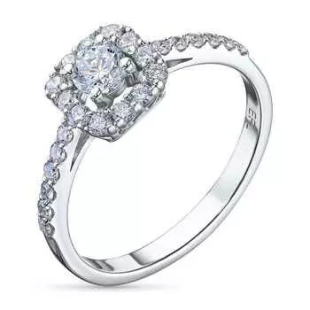 Кольцо из серебра э0612кц12200951_white