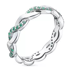 Кольцо из серебра с агатами э0633кц04190300