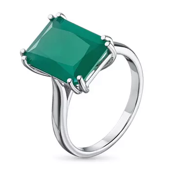 Кольцо из серебра с агатом э0633кц12210403