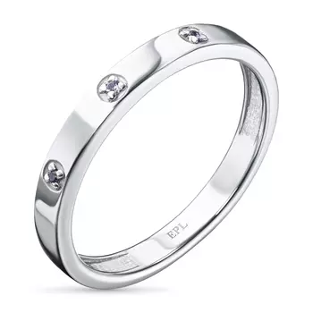 Кольцо из серебра с аметистами э0607кц04220479