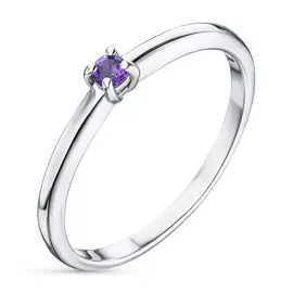 Кольцо из серебра с аметистом э0607к_011629