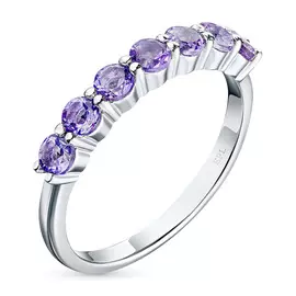 Кольцо из серебра с аметистом э0607кц03142100