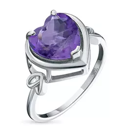 Кольцо из серебра с аметистом э0607кц04202381