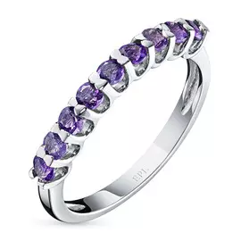 Кольцо из серебра с аметистом э0607кц04202816