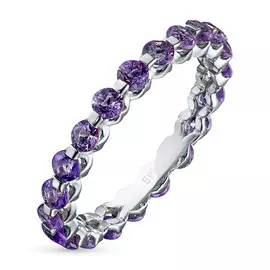 Кольцо из серебра с аметистом э0607кц06151600