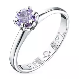 Кольцо из серебра с аметистом э0607кц06210352