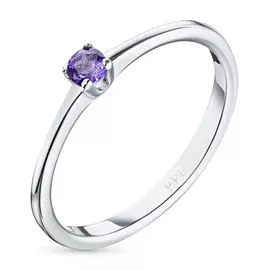 Кольцо из серебра с аметистом э0607кц09152400