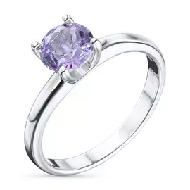 Кольцо из серебра с аметистом э0607кц11102400