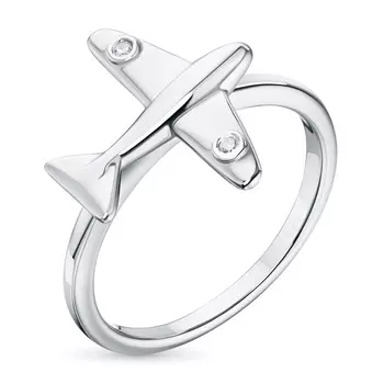 Кольцо из серебра с бриллиантами э0601кц06210103