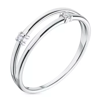 Кольцо из серебра с бриллиантами э0601кц06211001