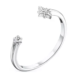 Кольцо из серебра с бриллиантами э0601кц08197550