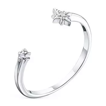 Кольцо из серебра с бриллиантами э0601кц08197550