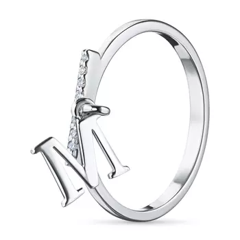 Кольцо из серебра с бриллиантами э0601кц08211006