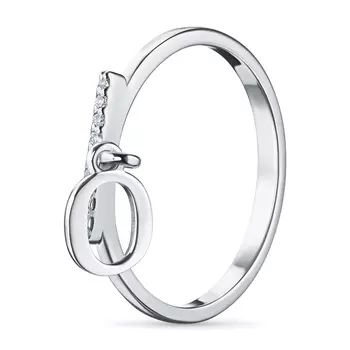 Кольцо из серебра с бриллиантами э0601кц08211007