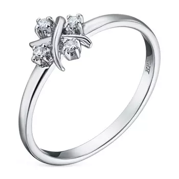 Кольцо из серебра с бриллиантами э0601кц11191270