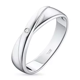 Кольцо из серебра с бриллиантом э0601кц02184900